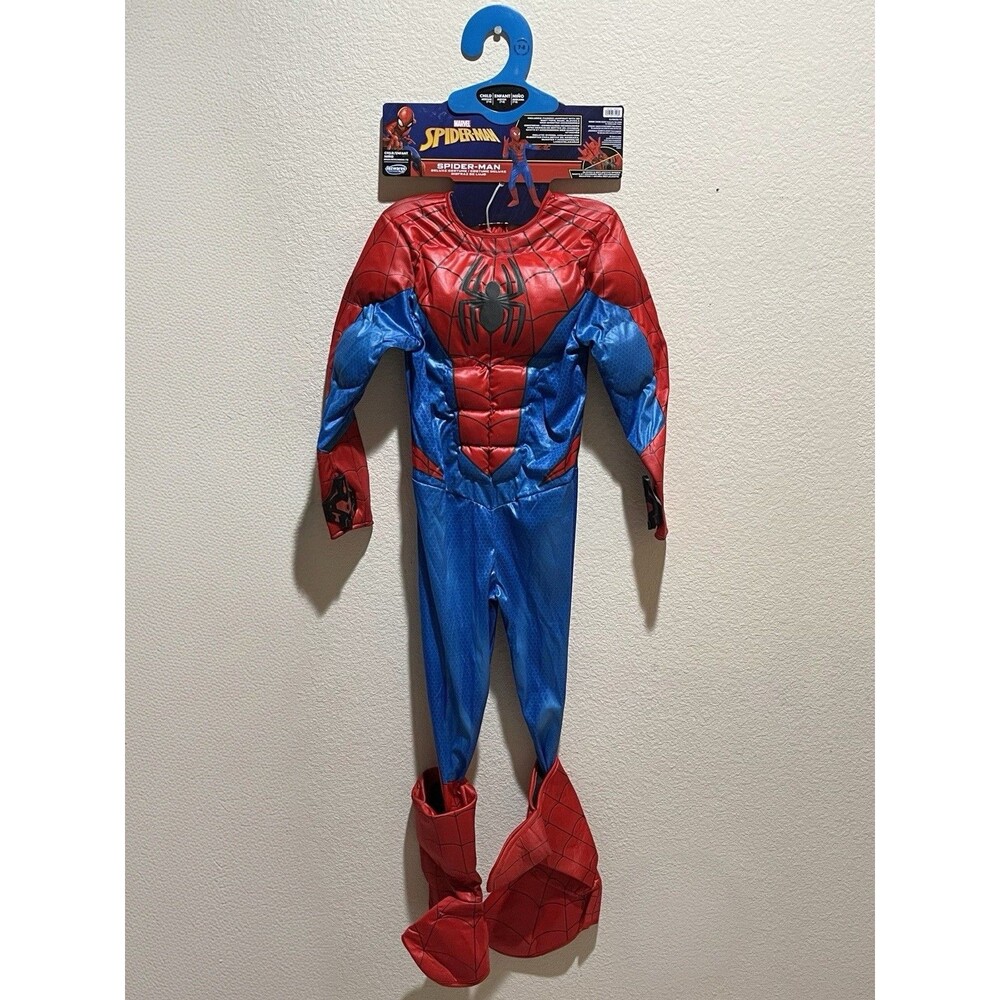 Marvel Spider-Man Deluxe Costume | Child Medium (7-8) | NEW
